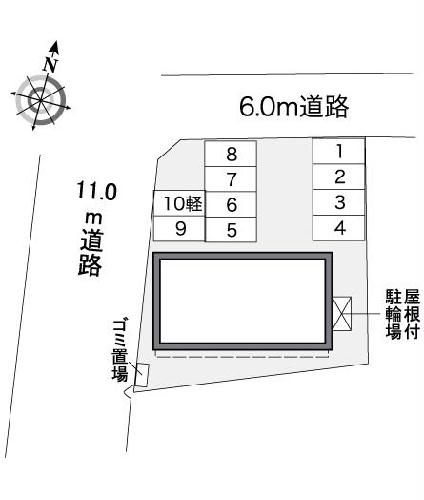 【尾張旭市旭前町のアパートの眺望】