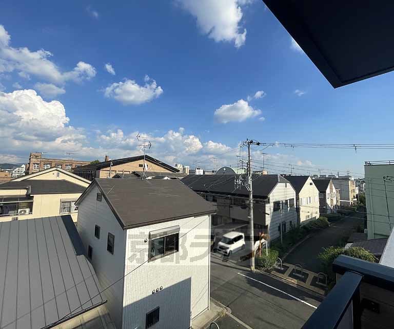 【京都市南区西九条唐戸町のアパートの眺望】