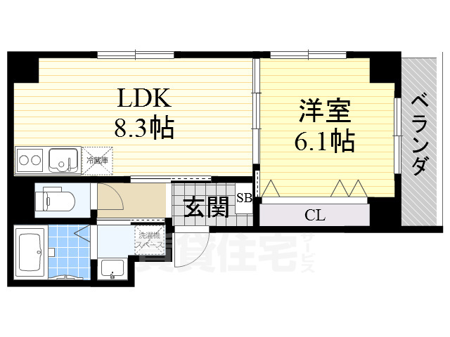 CasaLauroraの間取り