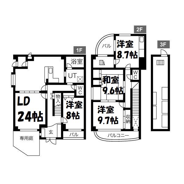 シャルマンMKの間取り