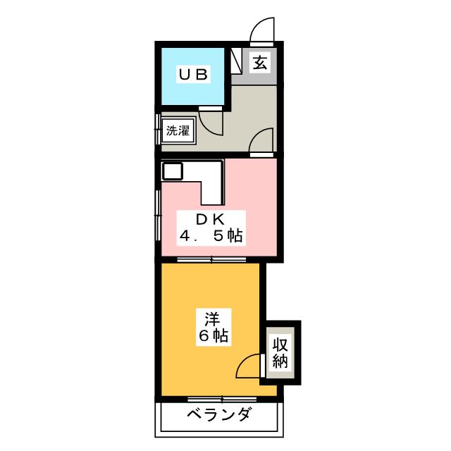 Ｕｃｏｕｒｔ金座町の間取り