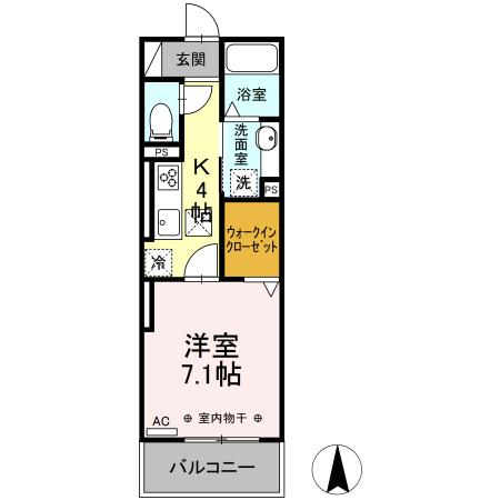 プレジャー上印食の間取り