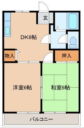 グリーンタウンFの間取り