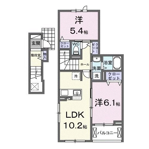 サニーフラットIIの間取り