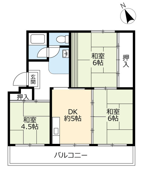 ＵＲ高森台の間取り