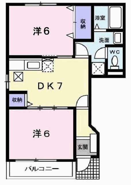 サンヒルズSの間取り