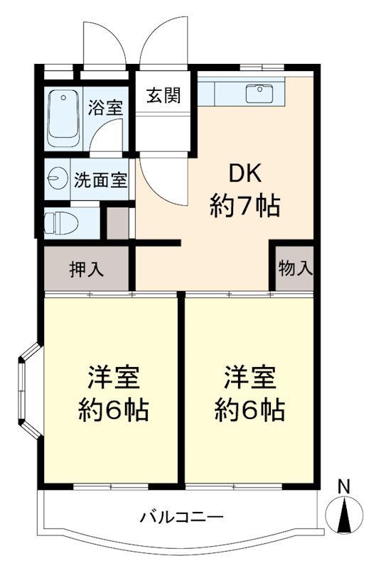 ジュネス橋本の間取り