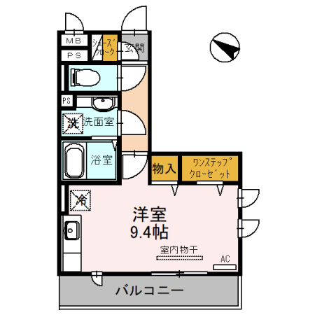 アビタシオン花房の間取り