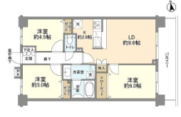 ベルジュール三鷹IIの間取り