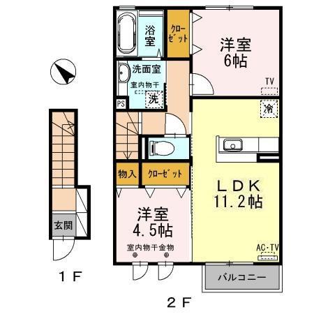 ラシーヌの間取り