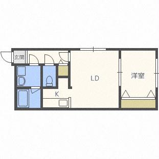 ラプレッツアグルーN12の間取り