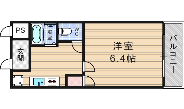 ルミエール西大橋の間取り