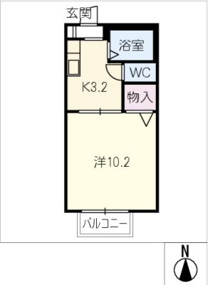 ＭａｓｔＴｏｗｎ市田　Ｃの間取り