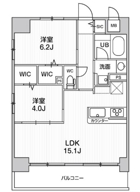 ラグゼナ浦和の間取り