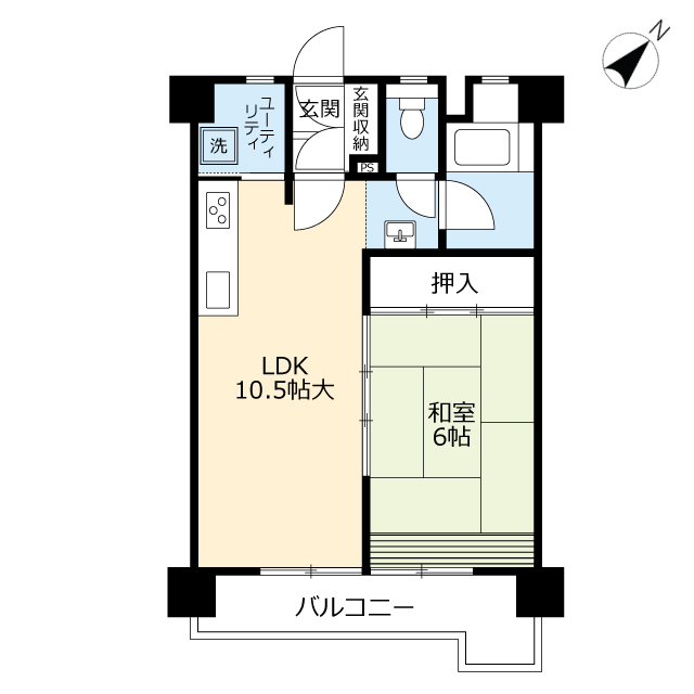 ＵＲ金田一丁目の間取り