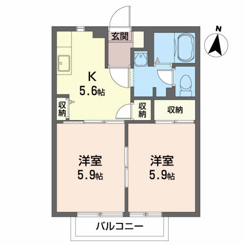 ボネトワール（ＭＡＳＴ）の間取り