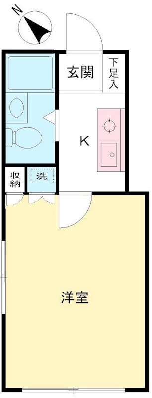 サンハイツ西調布の間取り