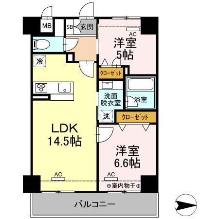 セブンリリー矢巾の間取り