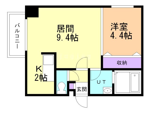 プロヴィデンス南平岸の間取り