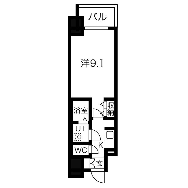 ファステート葵桜通リブレ(S-RESIDENCE葵三丁目)の間取り