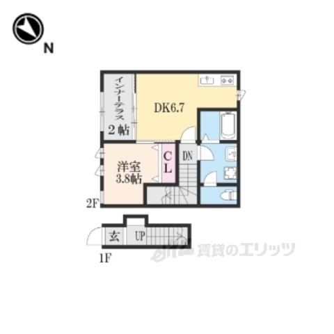 コンフォール横木２の間取り