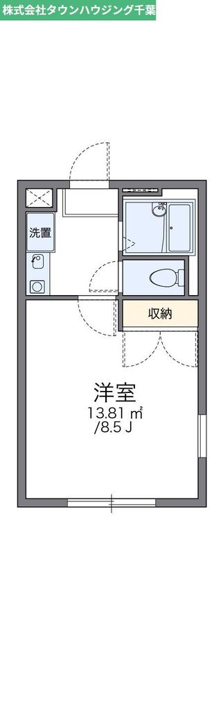 レオパレスリバーテラスの間取り