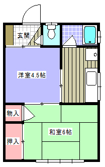 AYハイツの間取り