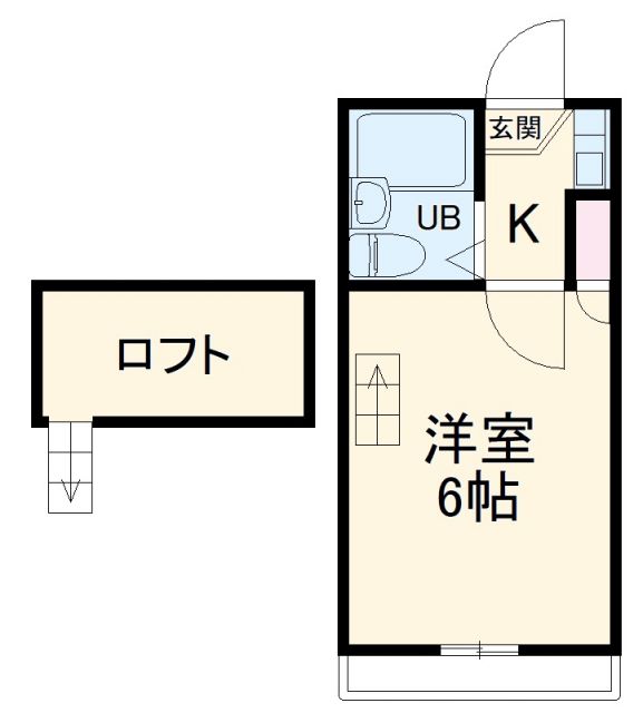 名古屋市守山区大森のアパートの間取り