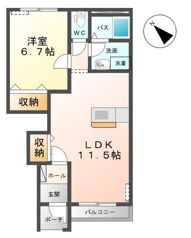 クレール・アンジュの間取り