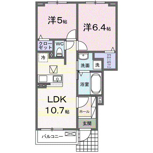 ラポールの間取り