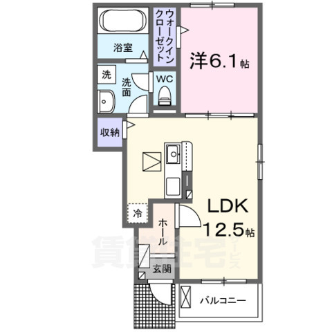 クレメント上桂の間取り