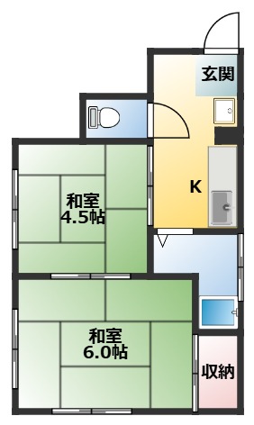 荒川区東日暮里のマンションの間取り