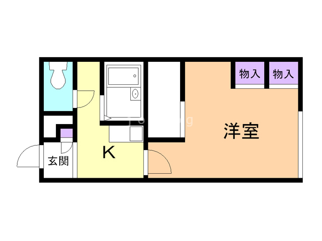 レオパレスパルの間取り