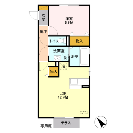 コネサンスの間取り