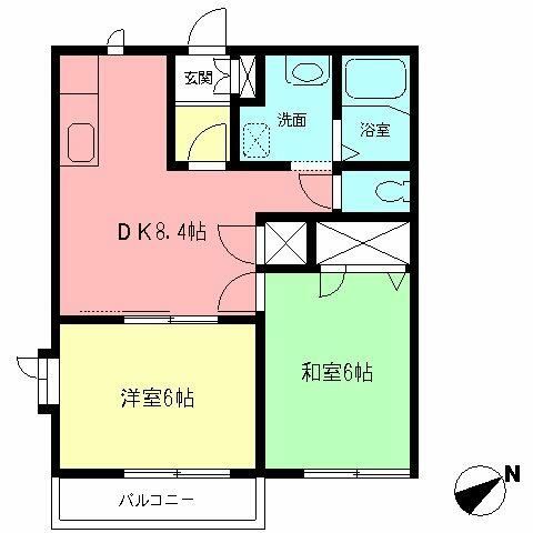 コージー鵠沼-25の間取り