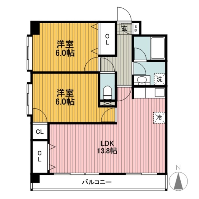 プラテーク綱島の間取り