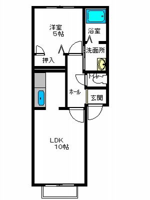 【プレアＡの間取り】