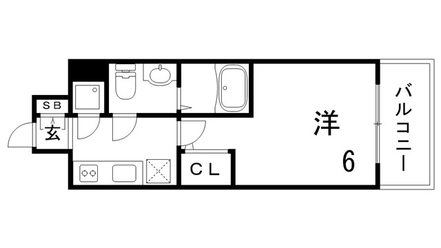 エスリード神戸ハーバークロスの間取り