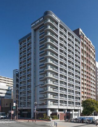 【福岡市博多区中洲のマンションの建物外観】