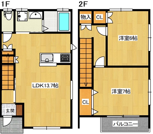 郡山市富久山町久保田のその他の間取り