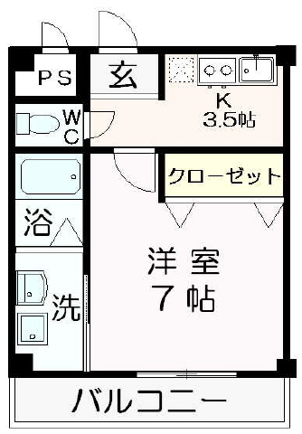 シャルト藤原の間取り