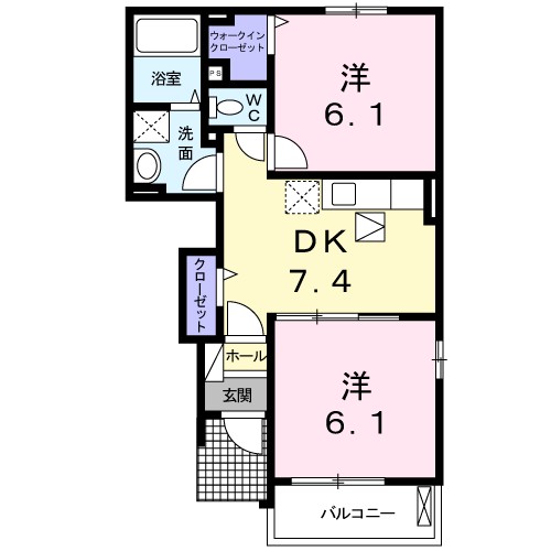 プラシード・アルバの間取り