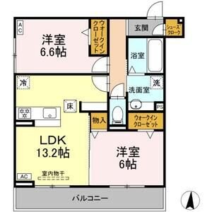 セレスティア京田の間取り