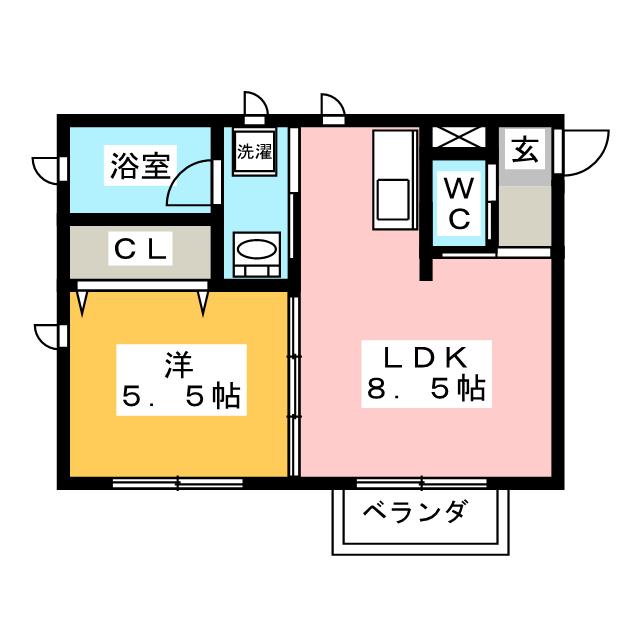 コンフォーザの間取り