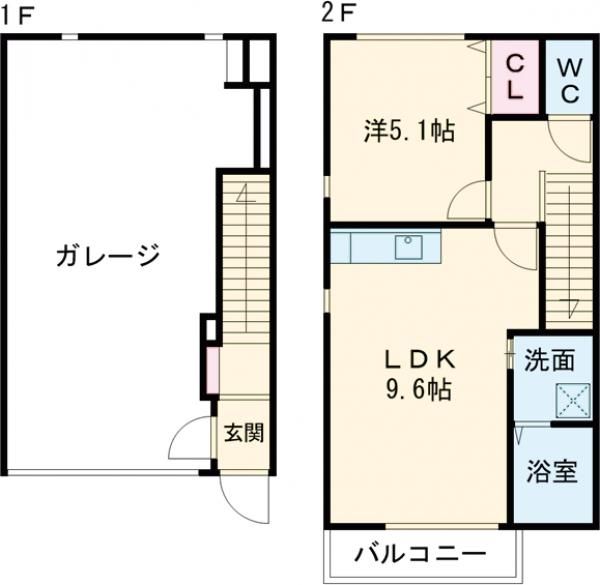 Cout Garden Ishihataの間取り