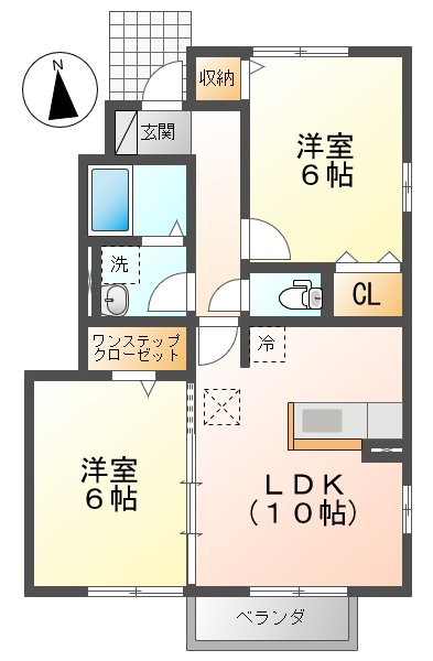 ドルチェ　Ａの間取り