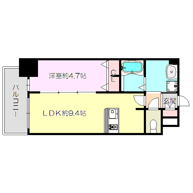 プレサンス新大阪ジェイズの間取り