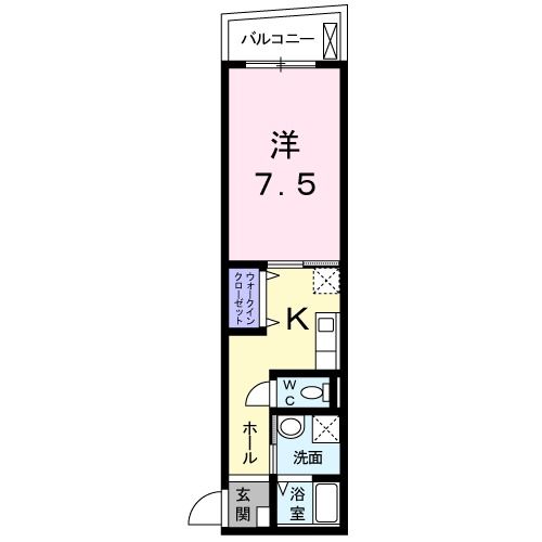 プレジールの間取り