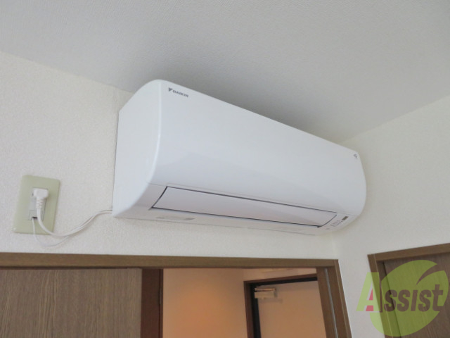 その他設備　エアコンが設置してありますので、寒暖対策もばっちり。