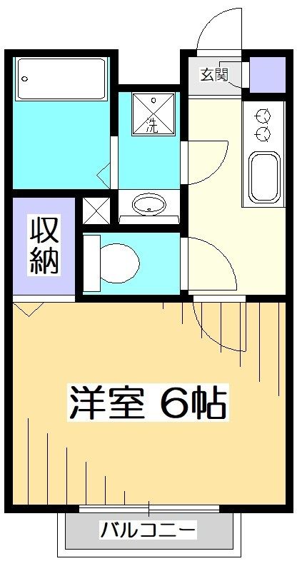東京都国分寺市東戸倉２（アパート）の賃貸物件の間取り